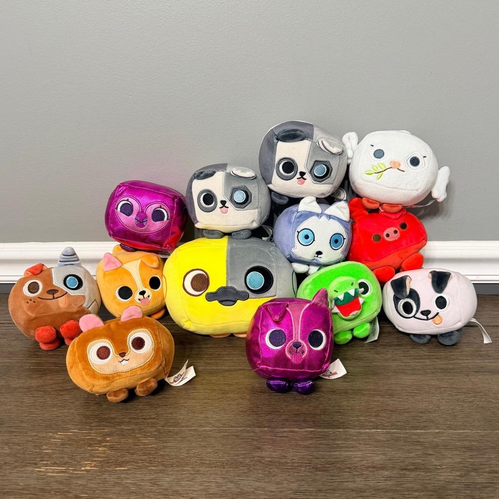Pet Simulator X Roblox Plush Lot PhatMojo Square Stuffed Animal Toy Collection